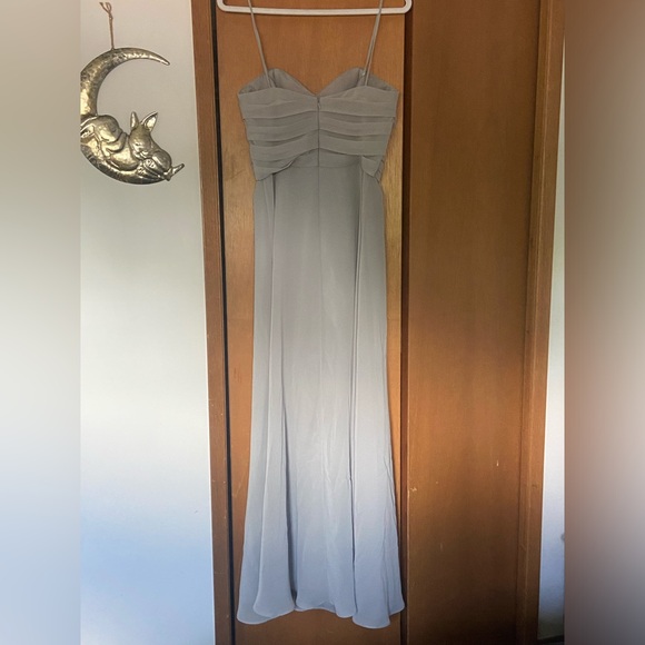 Floor-Length Spaghetti Strap Formal/Evening Gown - Picture 2 of 5